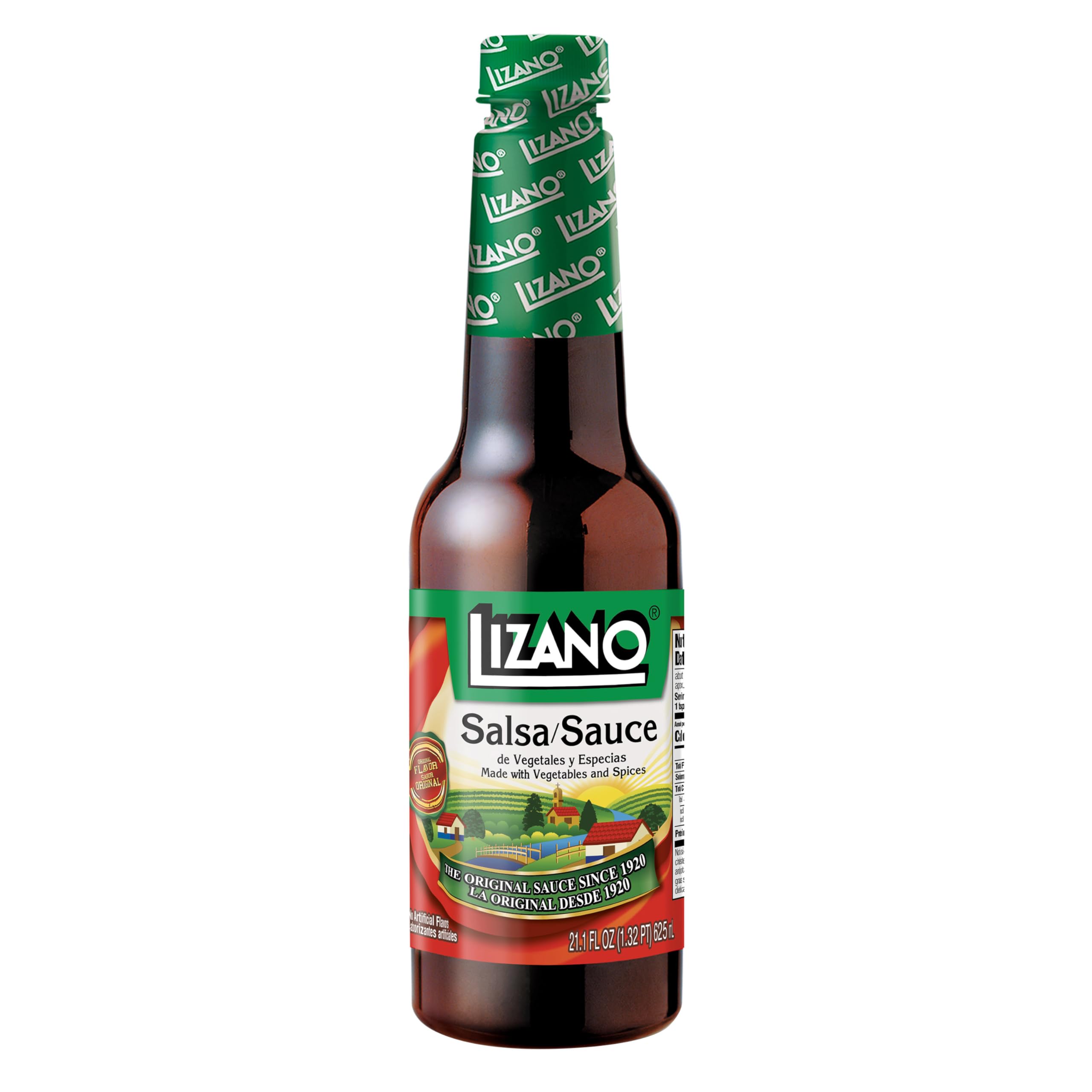 Lizano salsa sauce bottle 21oz for versatile flavor across meals.