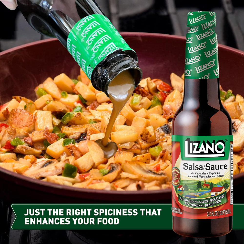 Lizano salsa used as marinade for meats to boost savoriness.