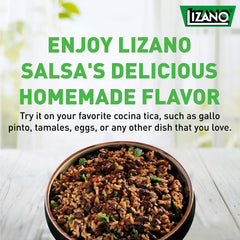 Lizano sauce being poured over a dish to enhance flavor.