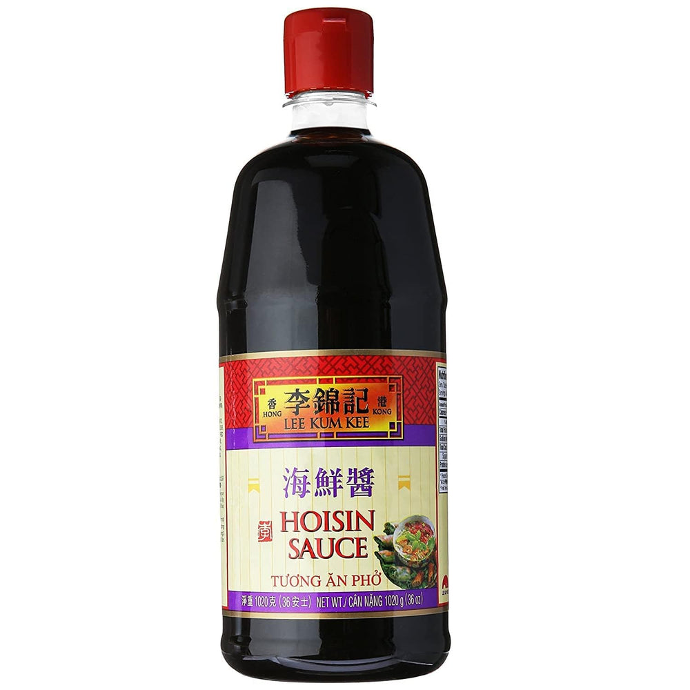 LKK Hoisin Sauce 36 Oz bottle, ideal for stir-fries and dipping.