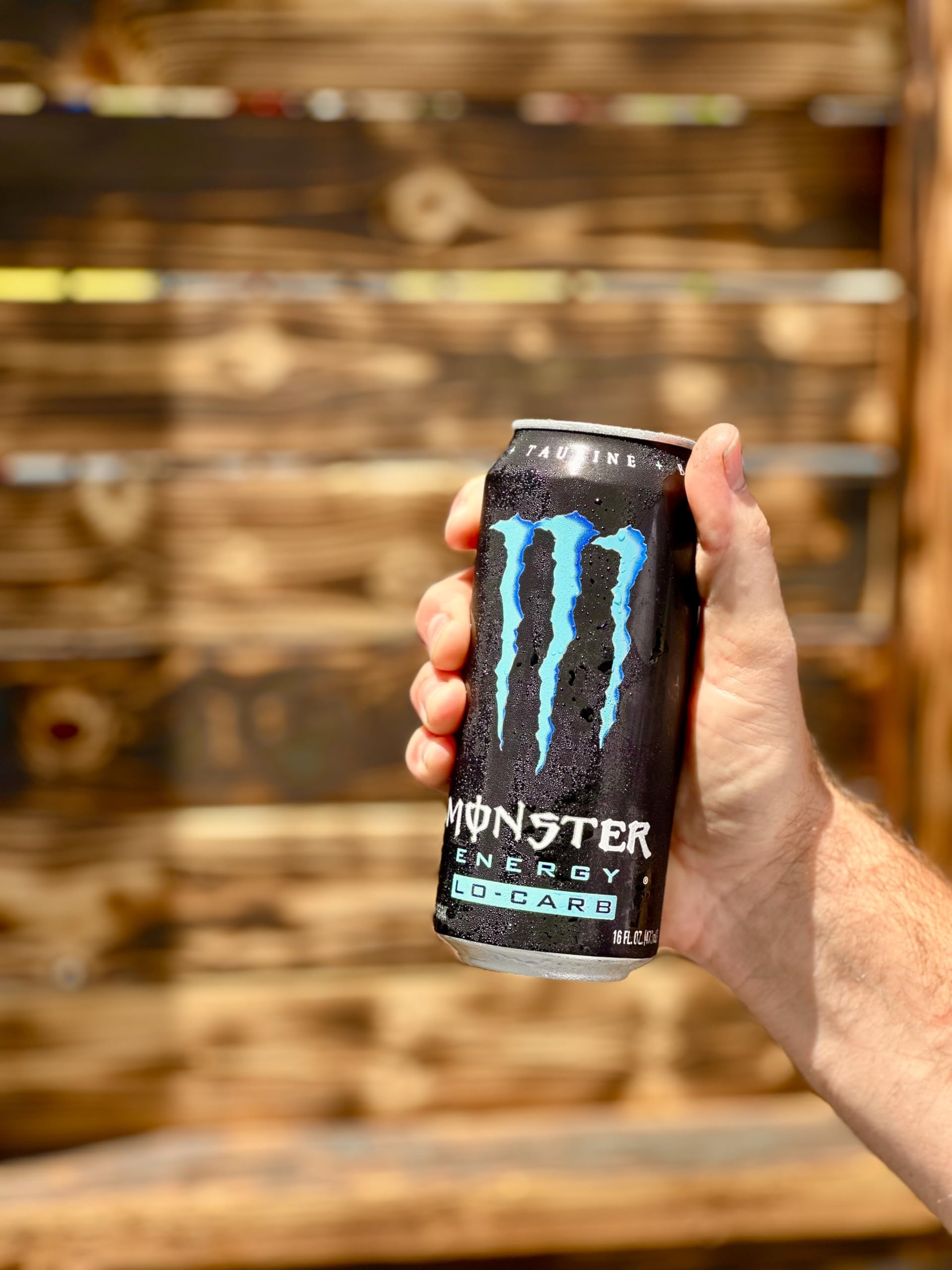 15-pack Lo-Carb Monster Energy for sustained action