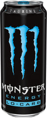 Lo-Carb Monster Energy can on ice for a refreshing break