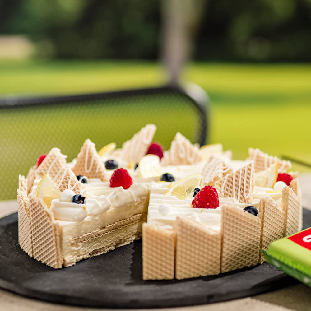 Loacker Lemon Wafers are a portable on-the-go snack for lunchboxes.
