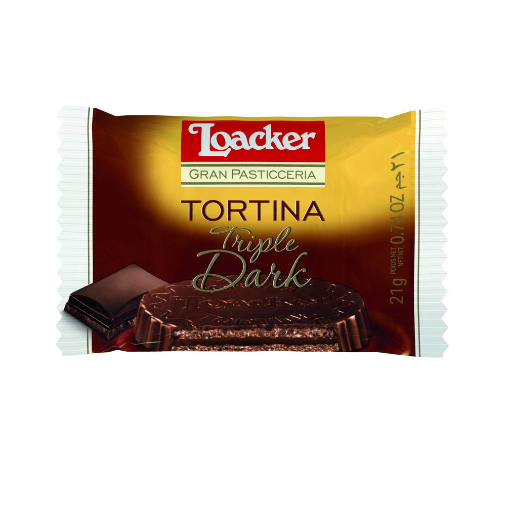 Loacker Gran Pasticceria Tortina Triple Dark cocoa farming program concept image.