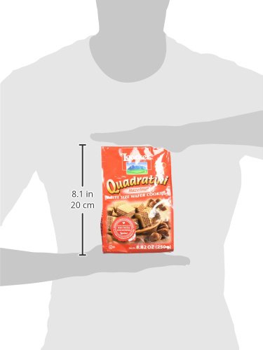 Loacker Quadratini Hazelnut Wafers travel-friendly snack in a tote or bag.