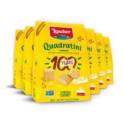 Loacker Quadratini Lemon Wafers large pack for sharing at gatherings