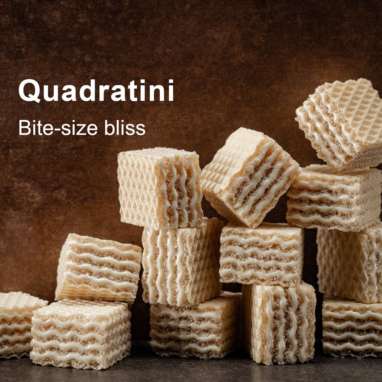 Loacker Quadratini Lemon Wafers with Sicilian lemons deliver bright citrus flavor