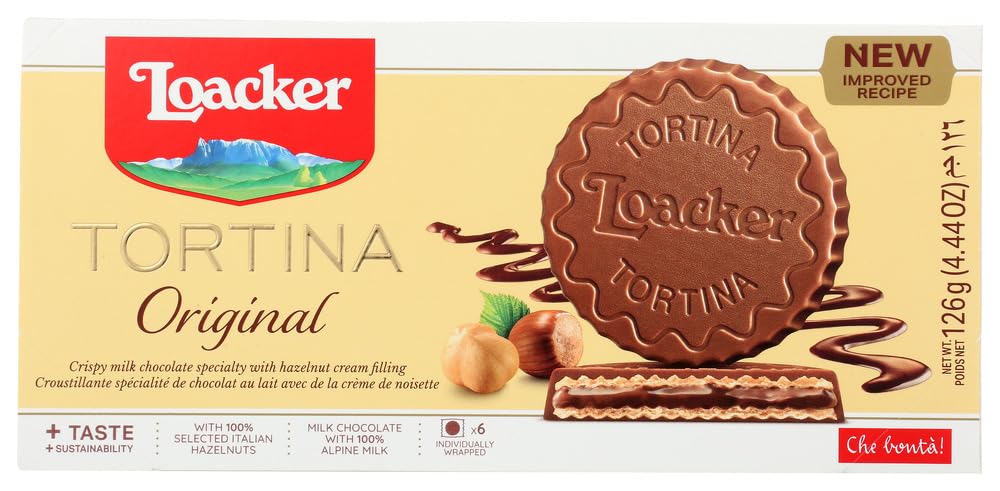 Loacker Tortina Original packaging 125g, premium indulgence