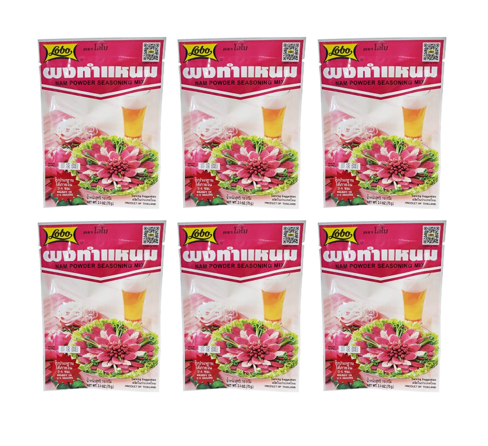 Lobo Thai Nam Powder Seasoning Mix jar front — elevates weeknight Thai-inspired flavors