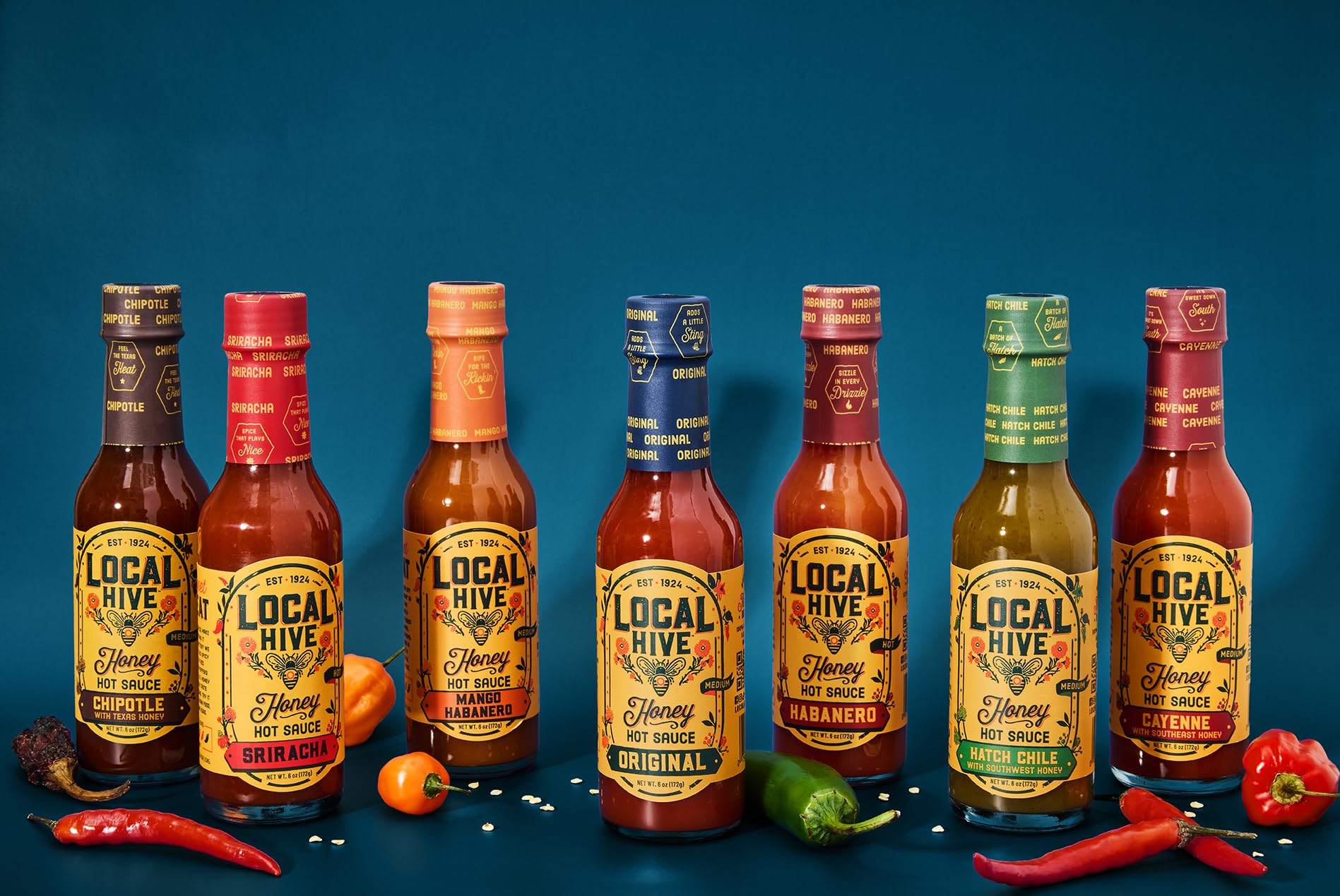 A drizzle of Local Hive Sriracha Honey enhances cooking flavors.