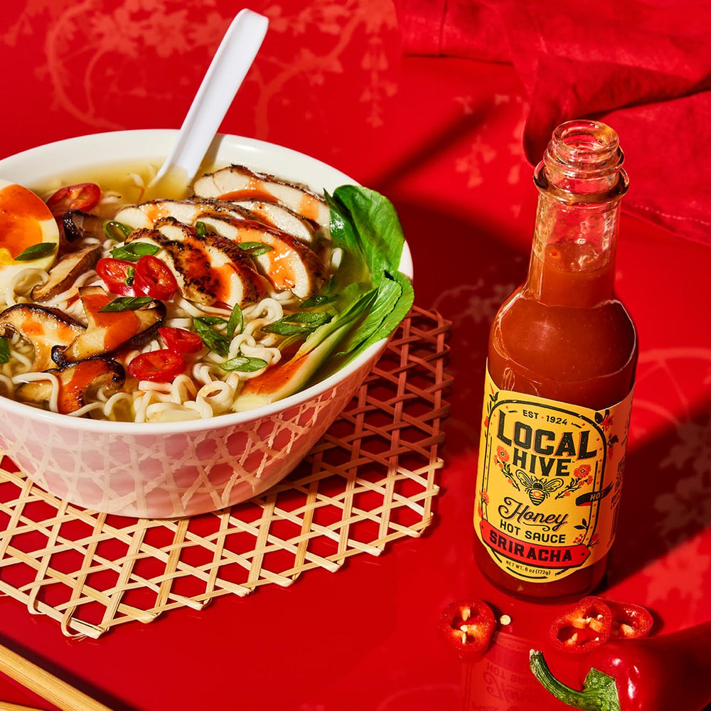 Local Hive Sriracha Honey as a versatile BBQ glaze.
