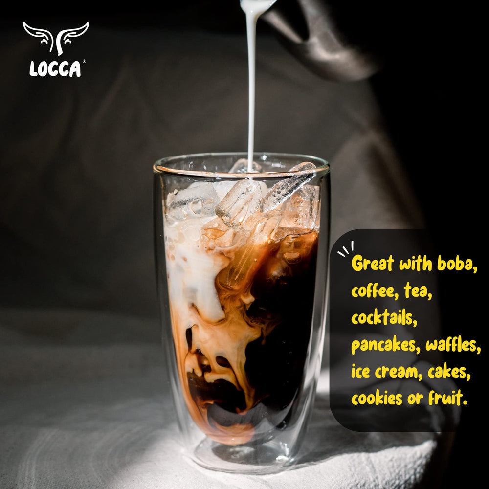 Locca brown sugar syrup enhances cocktails and smoothies with rich flavor