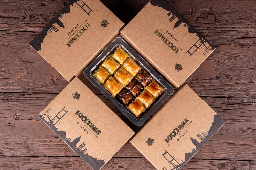 Loccumia Baklava gift box hazelnut—rich layers and buttery pastry experience.