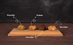 Loccumia Baklava gift box pistachio—vibrant crunch in elegant presentation.