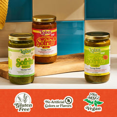 Loisa Recaito finishing sauce brightens veggies and tostones.