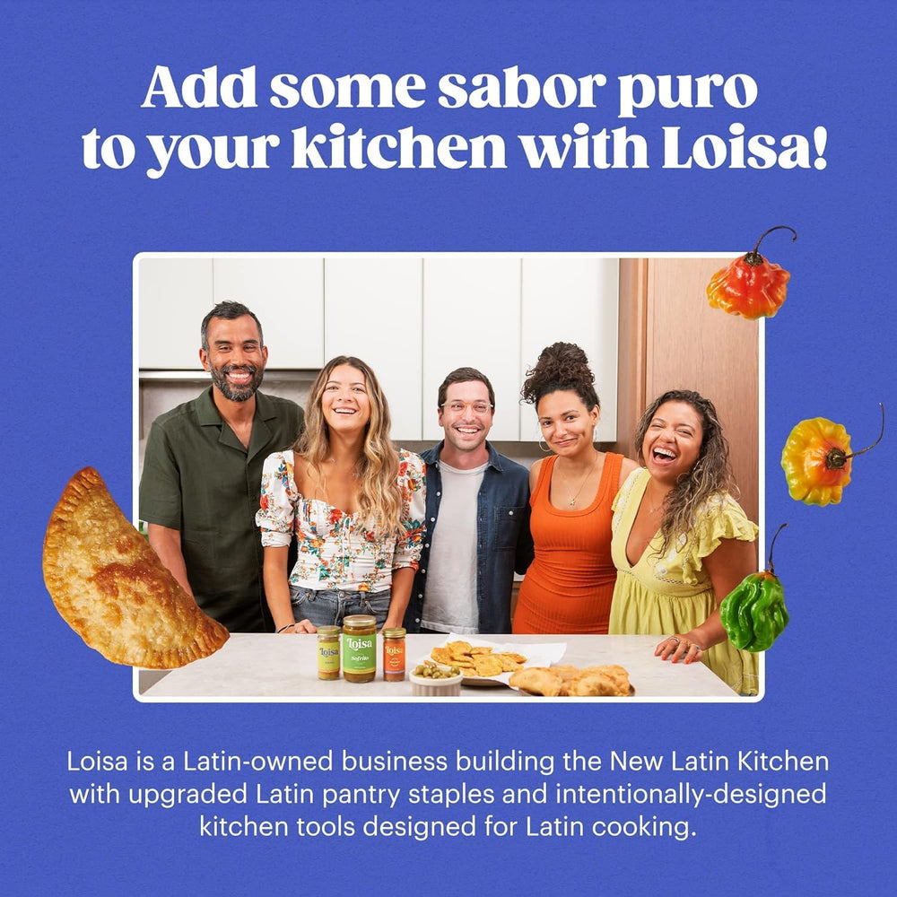 Loisa Recaito Two-Pack ingredients laid out to show fresh, authentic components