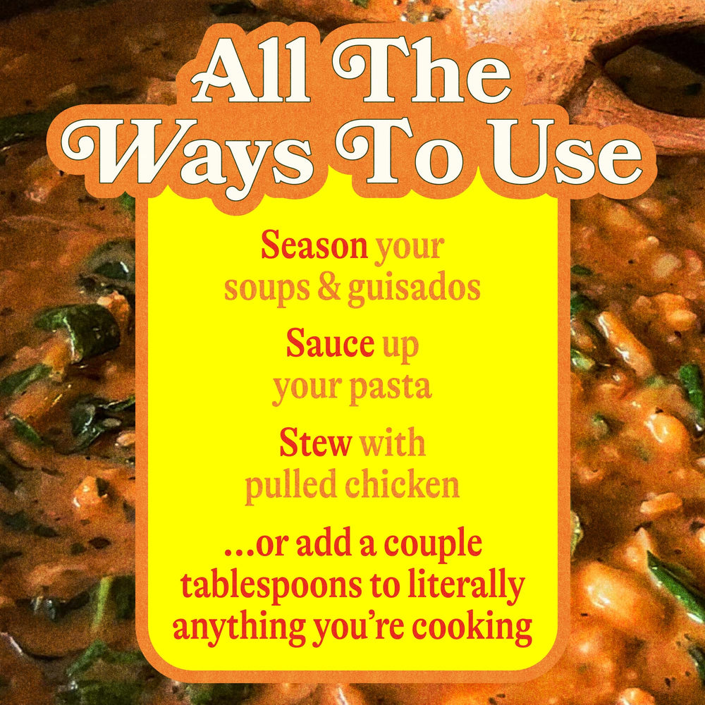 Loisa Sofrito Rojo simmers in a pot as base.