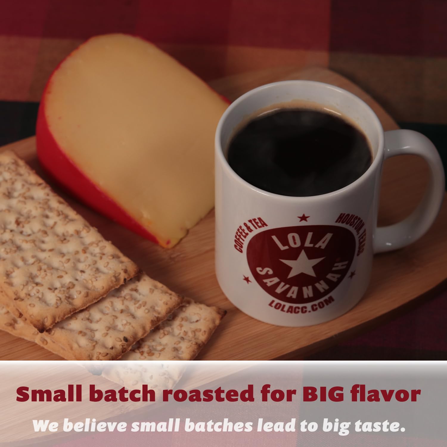 Roasted Lola Savannah beans ready to energize your day