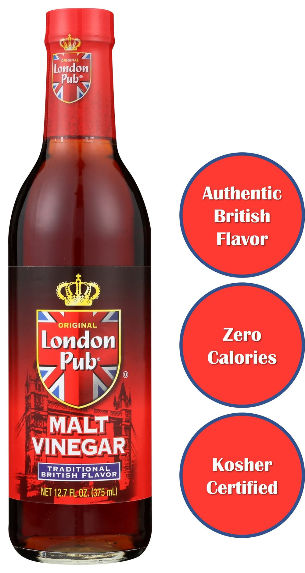 London Pub Malt Vinegar with fish and chips offers authentic, heritage-inspired taste.