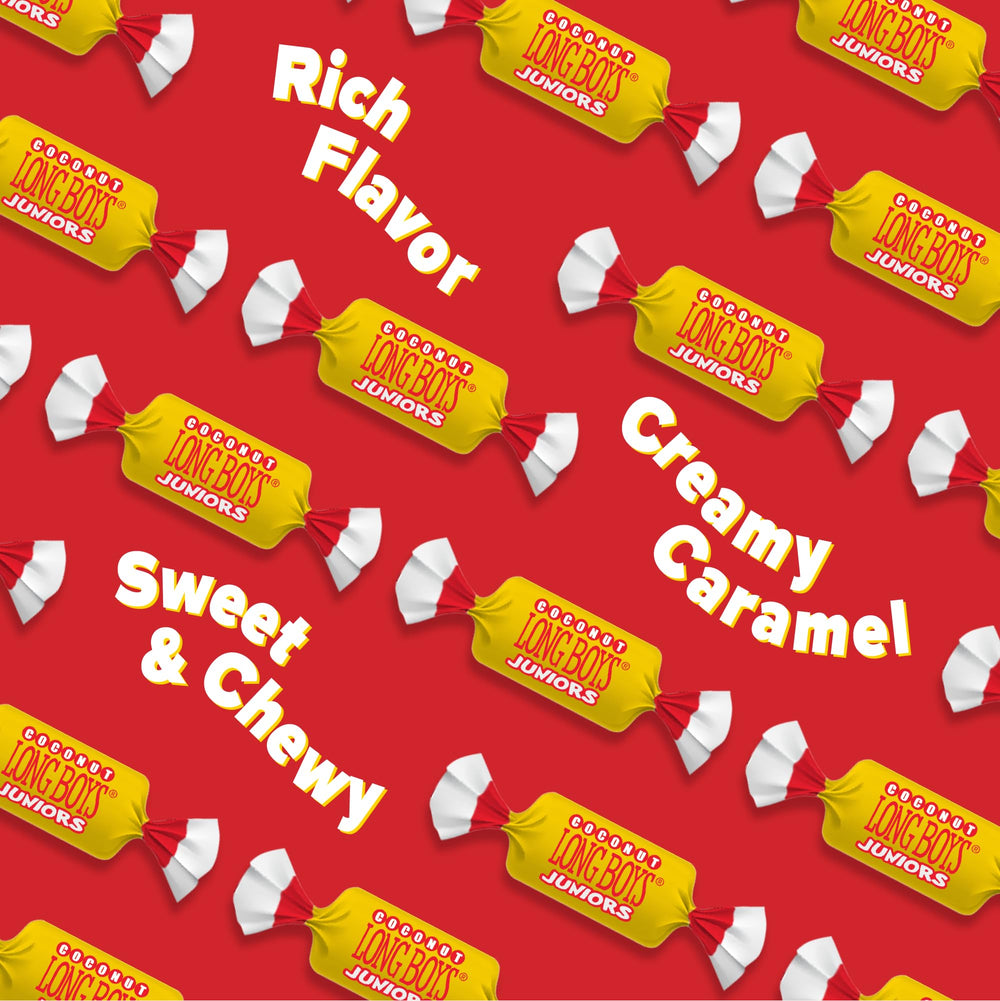 Caramels in hand by Long Boy for on-the-go tasting.