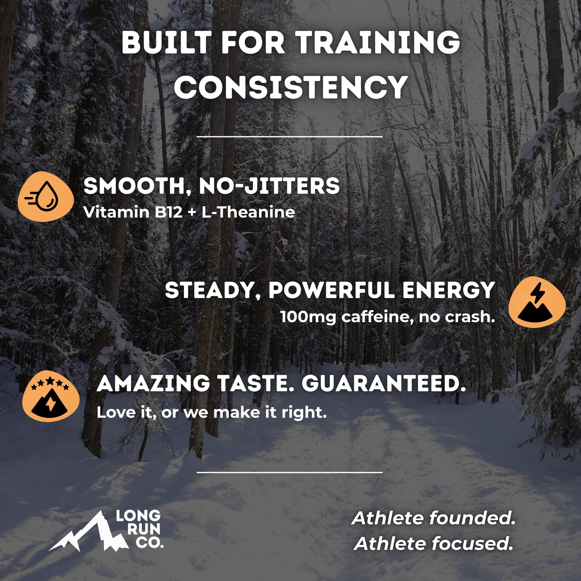 Sugar-free and calorie-free energy from natural ingredients in pouch.