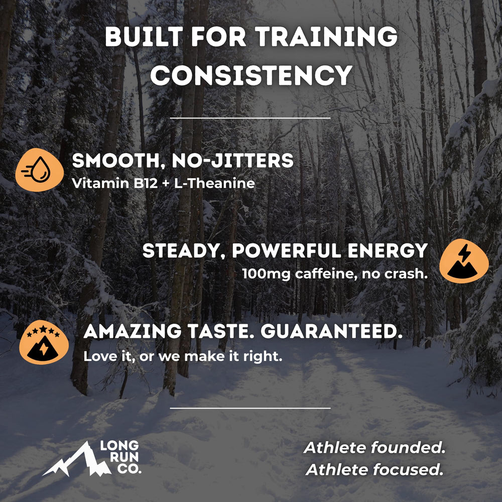 Sugar-free and calorie-free energy from natural ingredients in pouch.