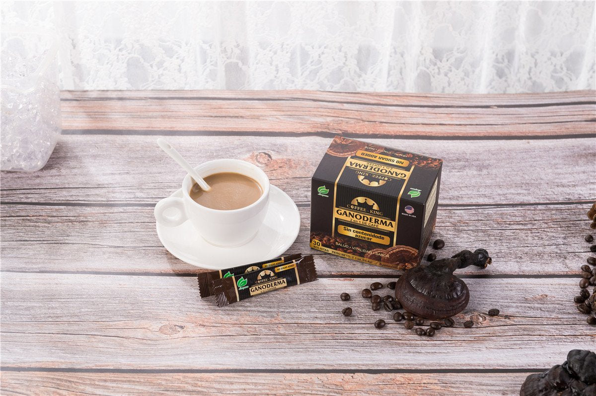 Longreen Ganoderma Coffee modern-kitchen setup suggests ready-to-use convenience