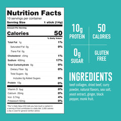 LonoLife grass-fed beef bone broth powder highlighting 10g protein per serving