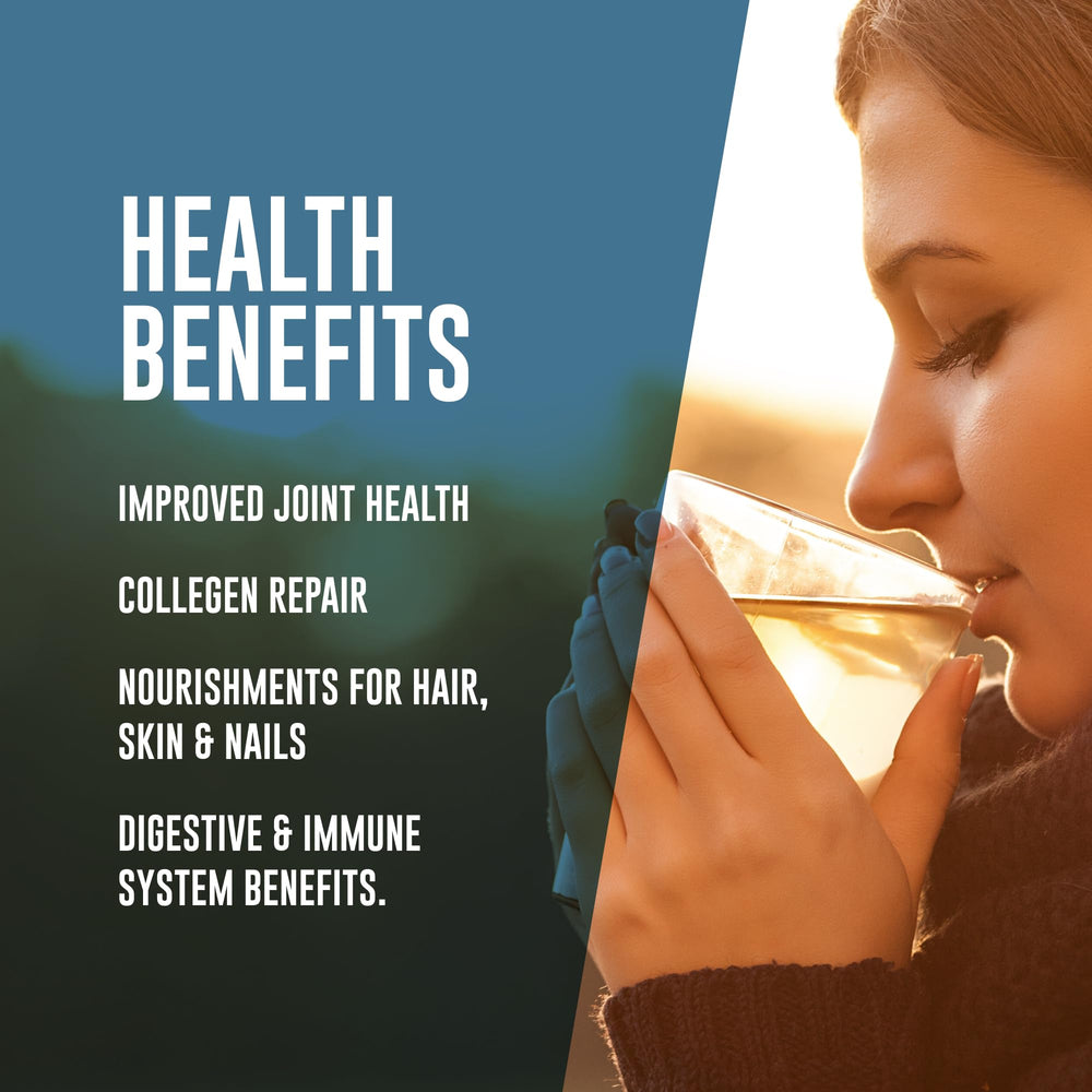 LonoLife Keto Chicken Bone Broth packaging close-up showing nutrition info.