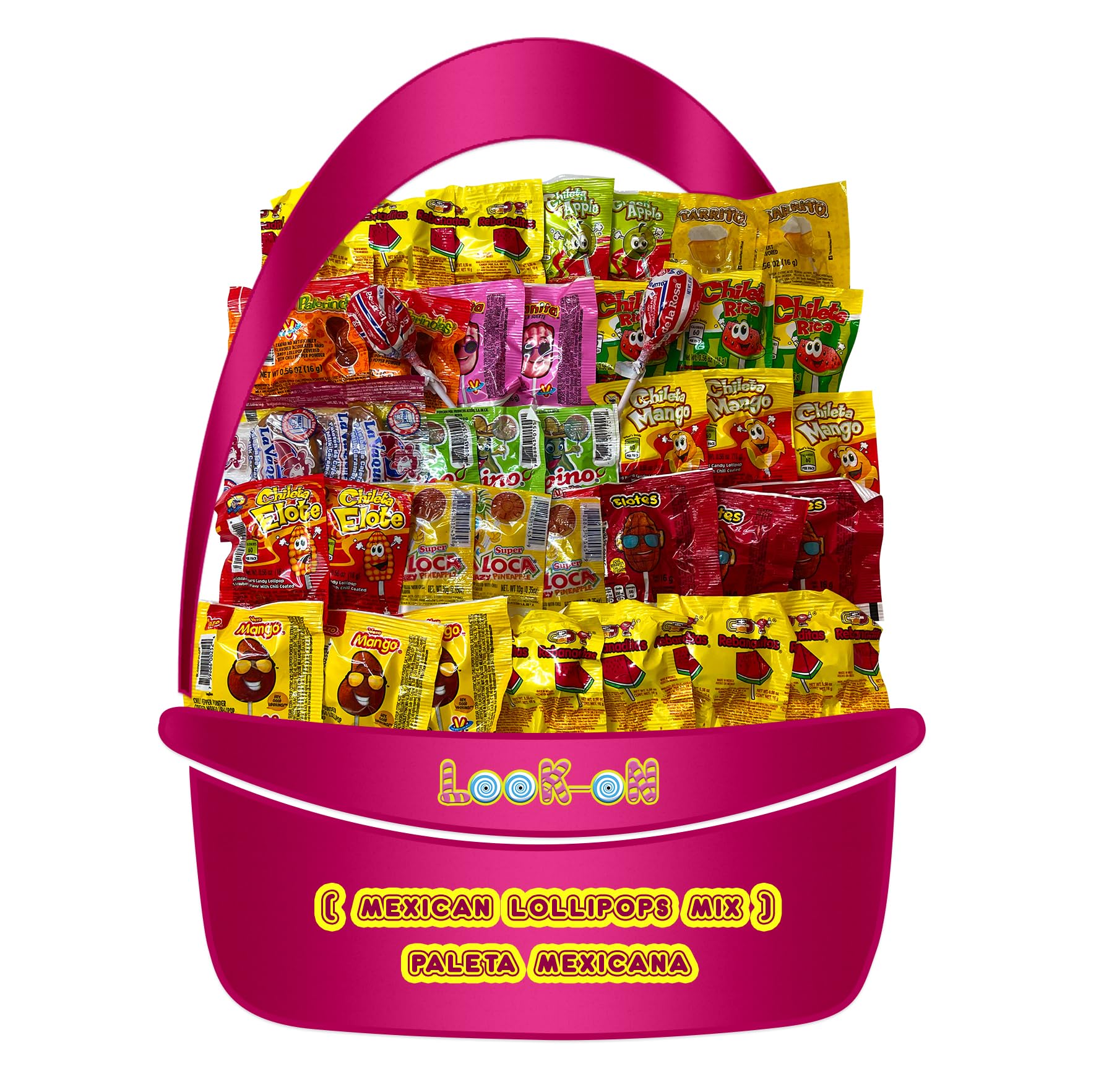 LookOn lollipops in a bag, individually wrapped for easy serving.