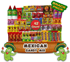 LookOn Mexican candy assortment pack hero, vibrant variety ideal for gifting and tasting sessions.