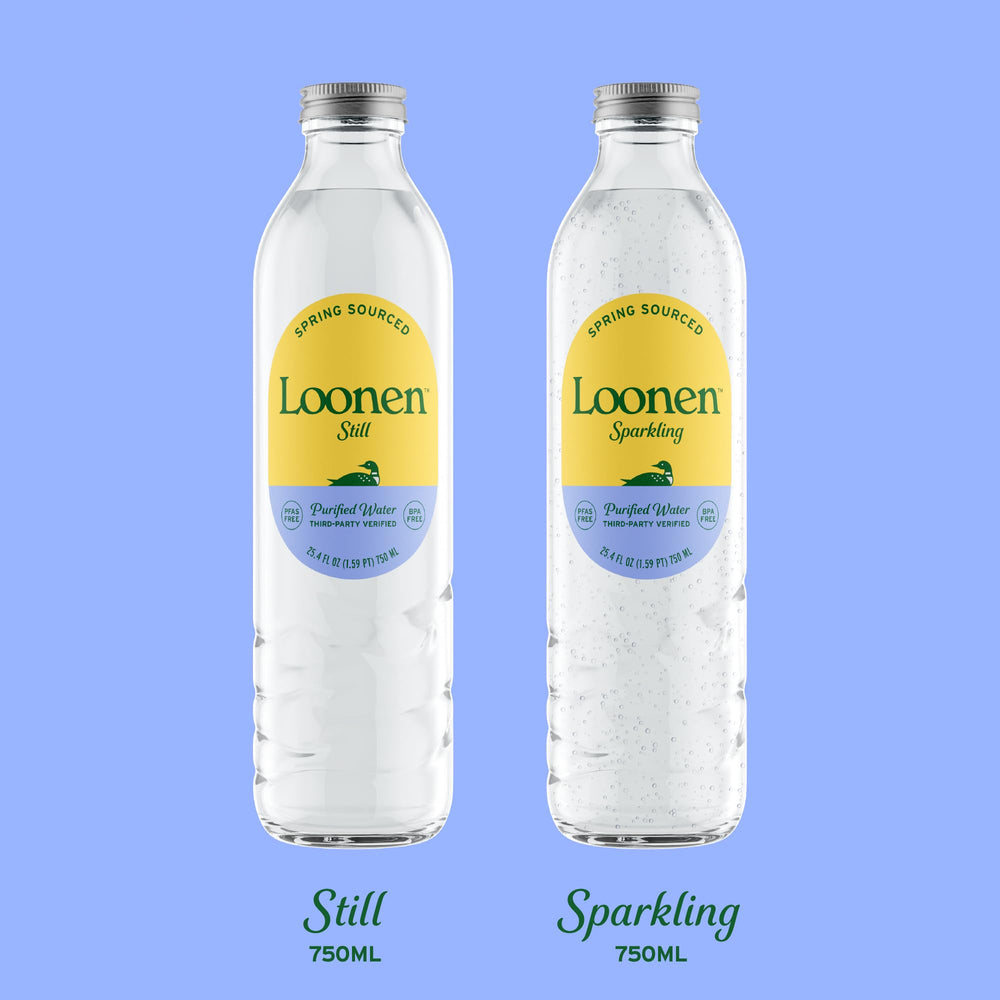 Loonen still or sparkling options within the line for daily use
