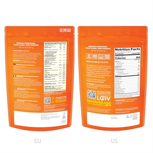 LOOV Organic Nooch bag for convenient, plant-based seasoning.