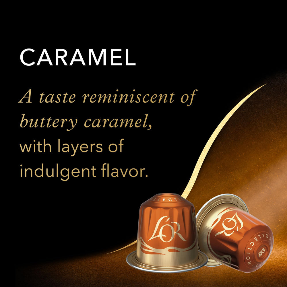 L'OR aluminum coffee capsule preserves freshness for quick, single-serve brews.