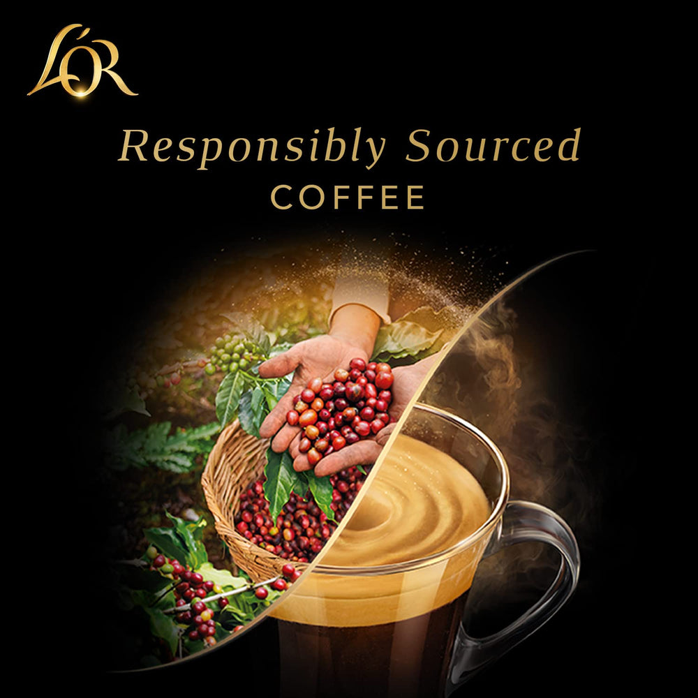 L'OR Colombia origin label on capsule packaging for a distinct regional profile.