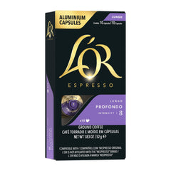L'OR Profondo Lungo capsules for a rich at-home coffee experience