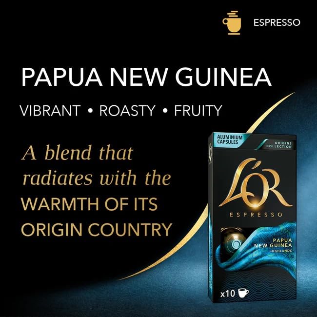 L'OR Vanilla Blend aroma with carefully roasted Arabica beans for a balanced cup.