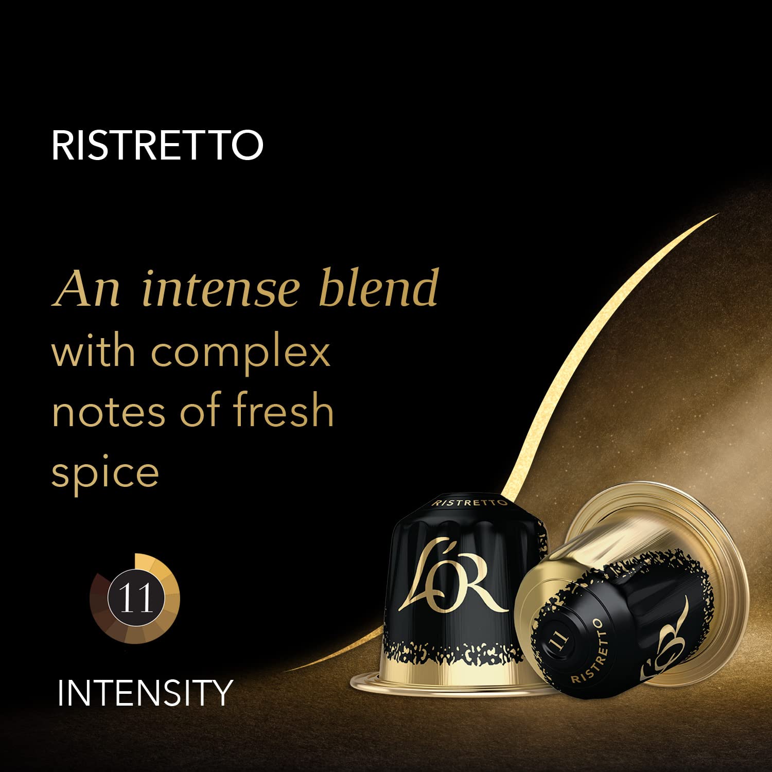 L'OR Nespresso Original-compatible capsules fit seamlessly for easy single-serve espresso