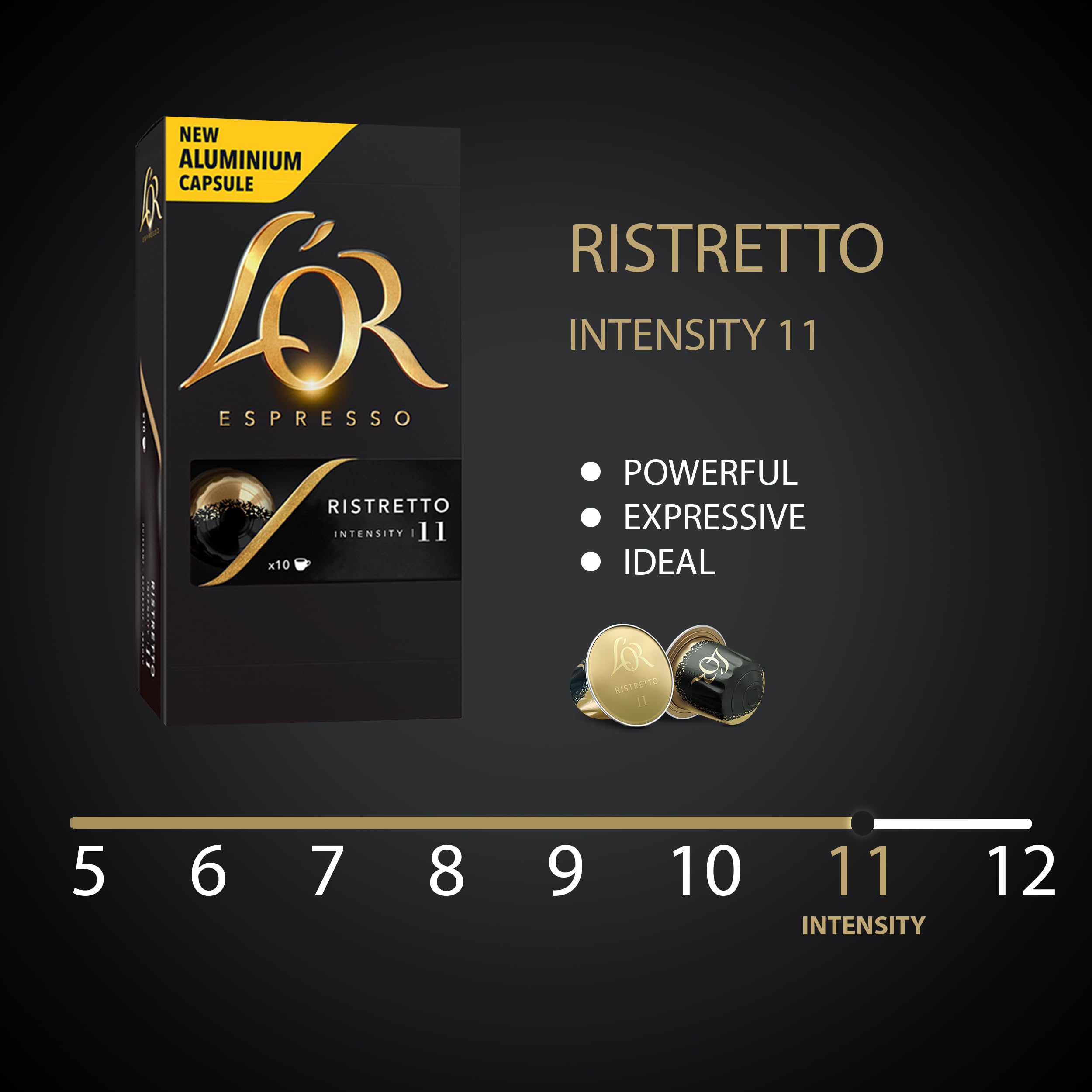 L'OR espresso crema close-up highlights silky texture and richness.