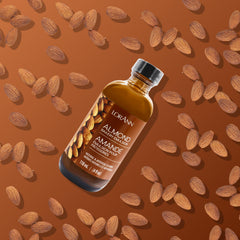 LorAnn Almond Bakery Emulsion on kitchen counter with mixing bowl