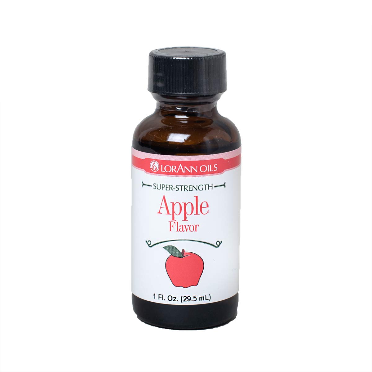 LorAnn Apple SS Flavor bottle on the counter, ideal for baking and candy making.