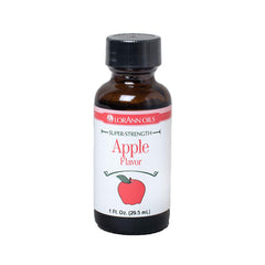 LorAnn Apple SS Flavor bottle on the counter, ideal for baking and candy making.