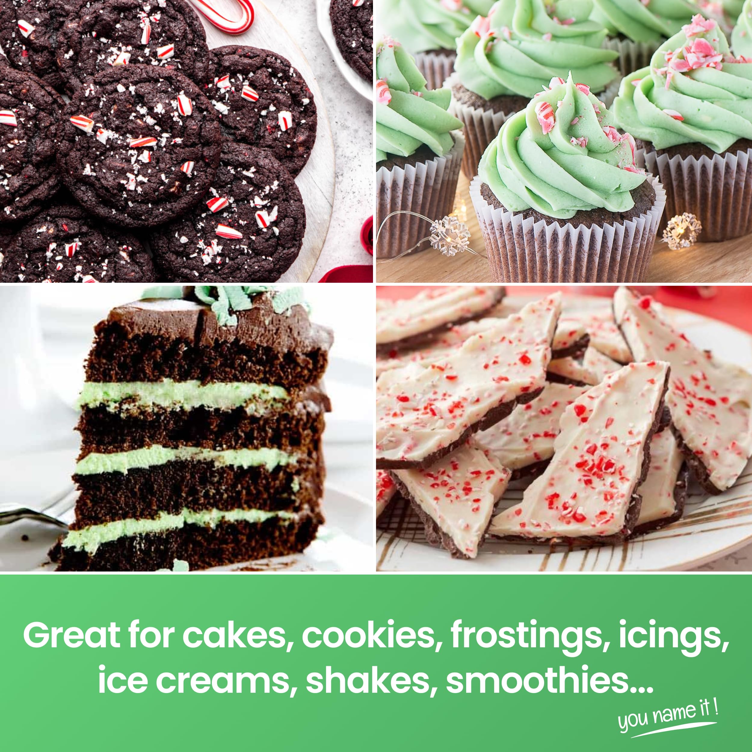 LorAnn Bakery Peppermint Emulsion added to cookies for minty bite