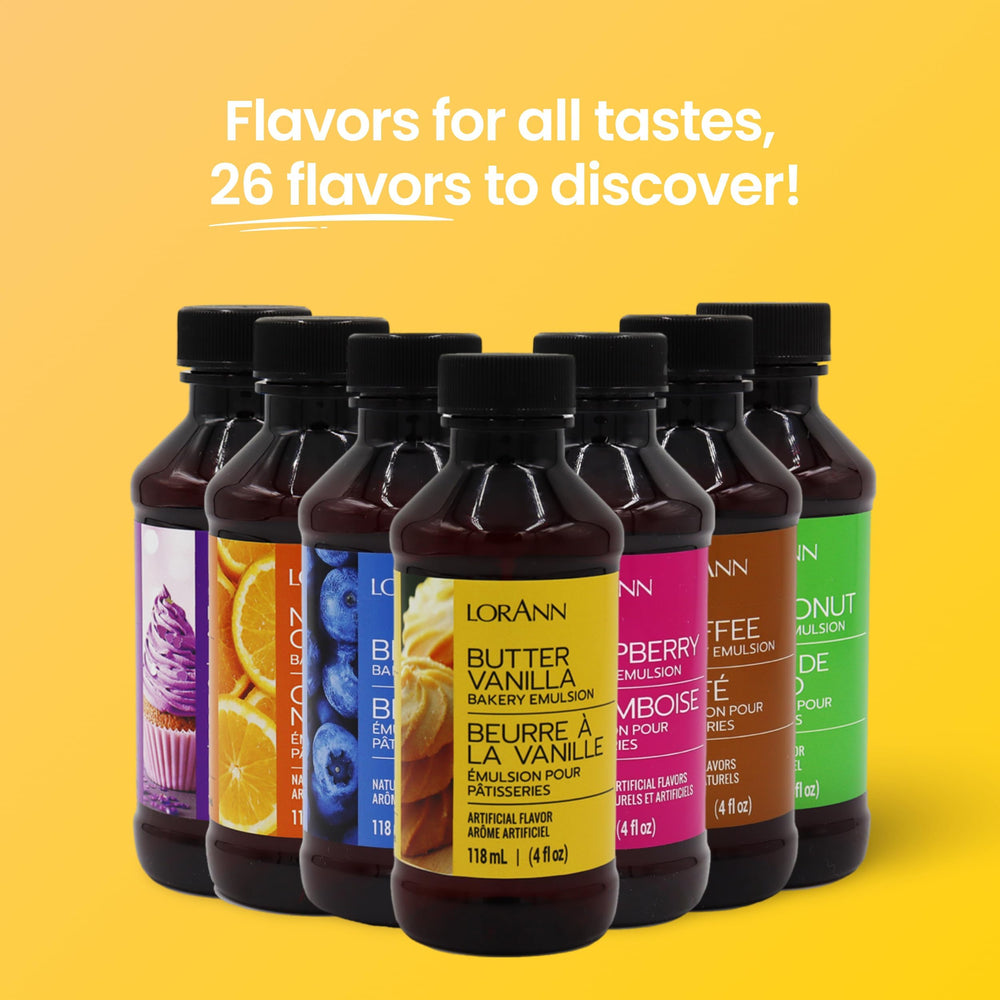 Beverage prepared with LorAnn Butter Vanilla Bakery Emulsion to boost flavor without sugar