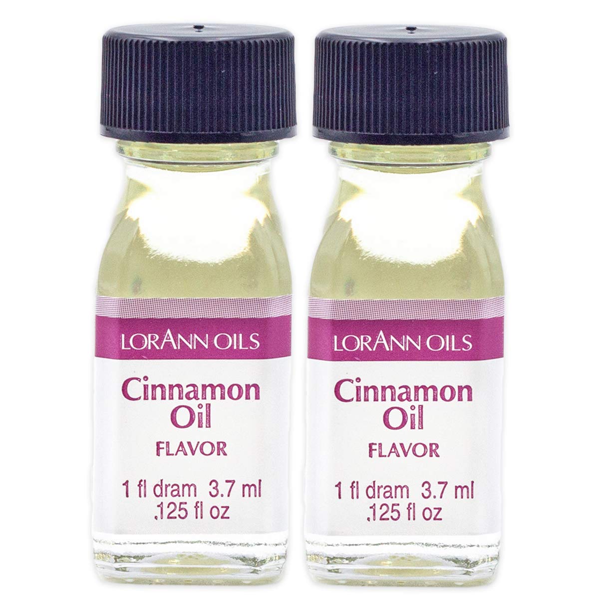 LorAnn Cinnamon Oil bottle visual, bold cinnamon flavor for candy making.