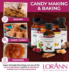 LorAnn Cinnamon Oil drops, concentrated flavor in a tiny bottle.