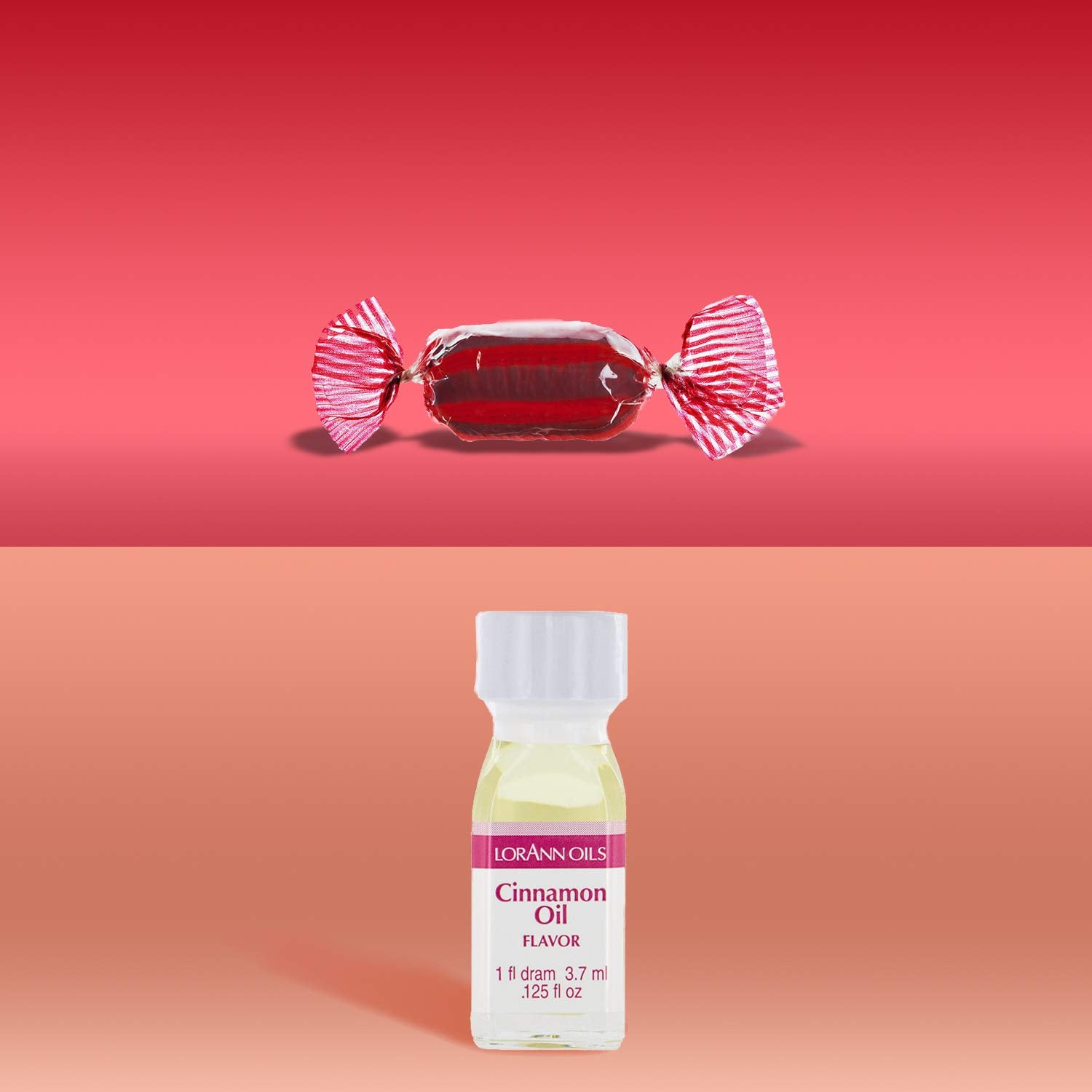 LorAnn Cinnamon Oil SS flavor packaging highlighting USA-made quality