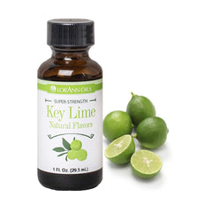 Pouring LorAnn Key Lime SS flavor highlights intense lime notes for confections