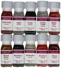 LorAnn Oils 1 Dram Children’s Favorite 10 Pack bottle front view highlights bold flavors for baking