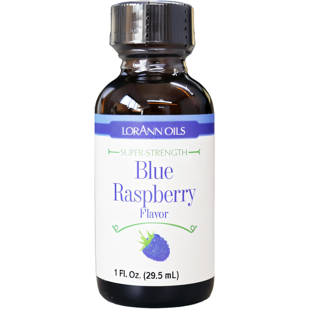 LorAnn Oils blue raspberry flavor bottle for bold candy flavoring
